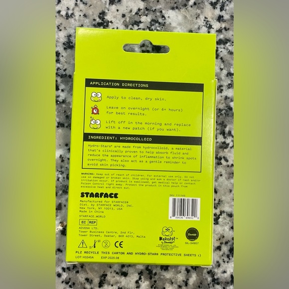 Keroppi X Starface Pimple Patches Hello Kitty and Friends Limited Edition NEW - Picture 2 of 8